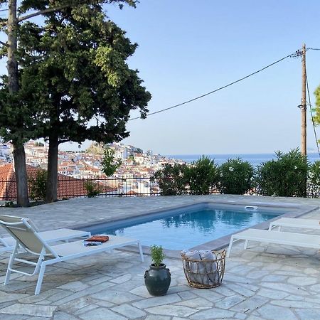 Villa Icelle Skopelos Town Sea View Swimming Pool エクステリア 写真