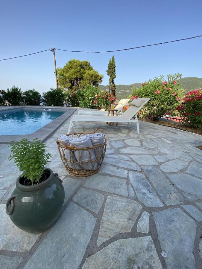 Villa Icelle Skopelos Town Sea View Swimming Pool エクステリア 写真