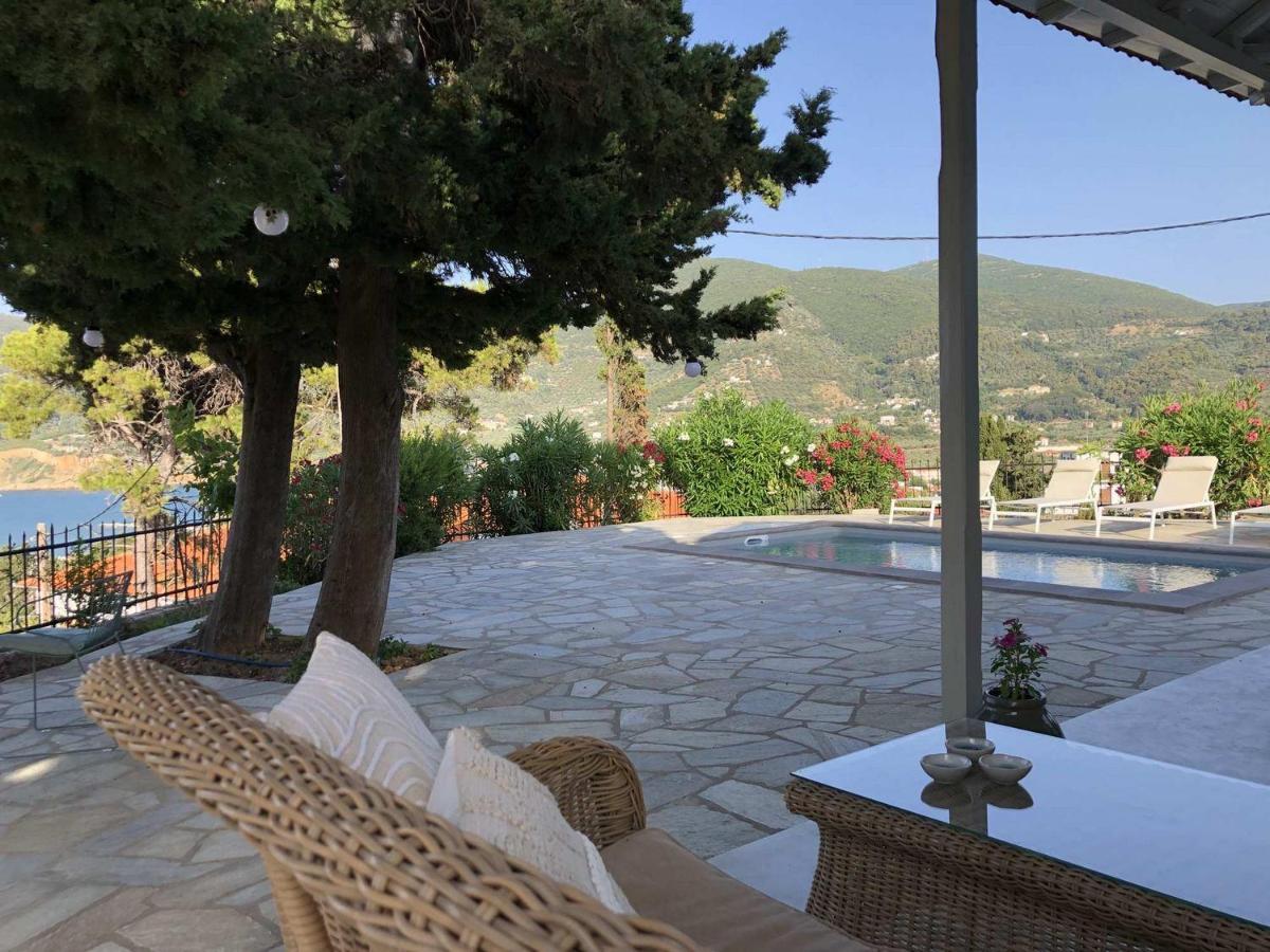 Villa Icelle Skopelos Town Sea View Swimming Pool エクステリア 写真